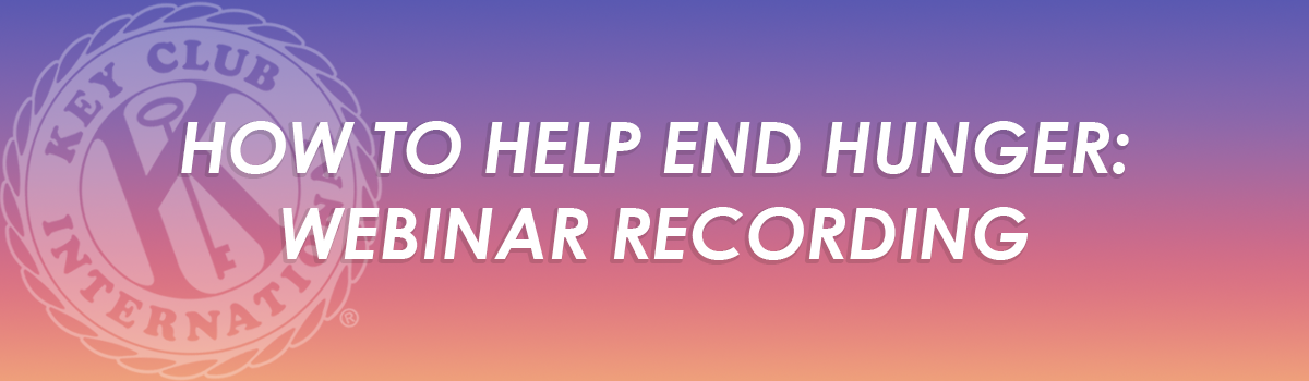 How To Help End Hunger – Webinar Recording _12